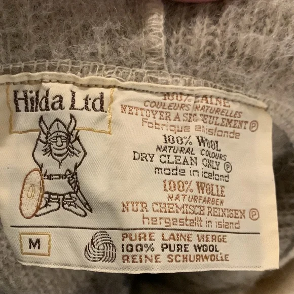 Vintage Hilda Ltd Hooled Poncho - Fuzzy Wool Statement Piece - Picture 13 of 13